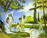 Six Women Bathing by Paul Cezanne